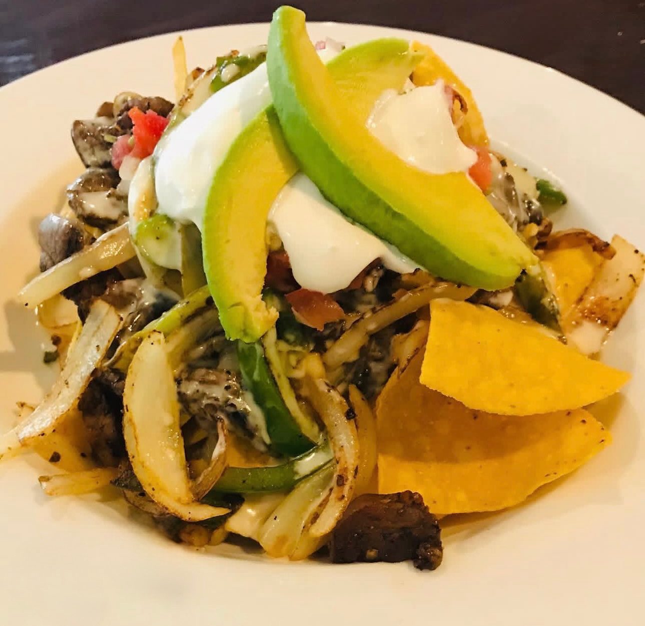 Fajita Nachos.