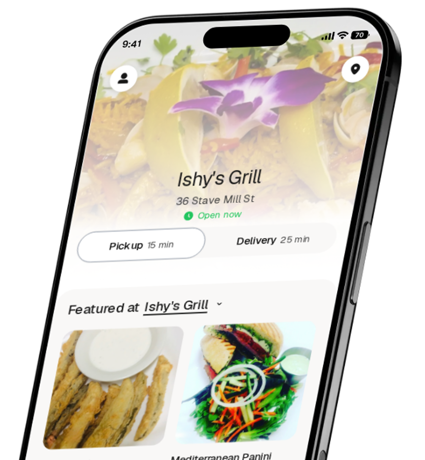 Ishy's Grill app preview