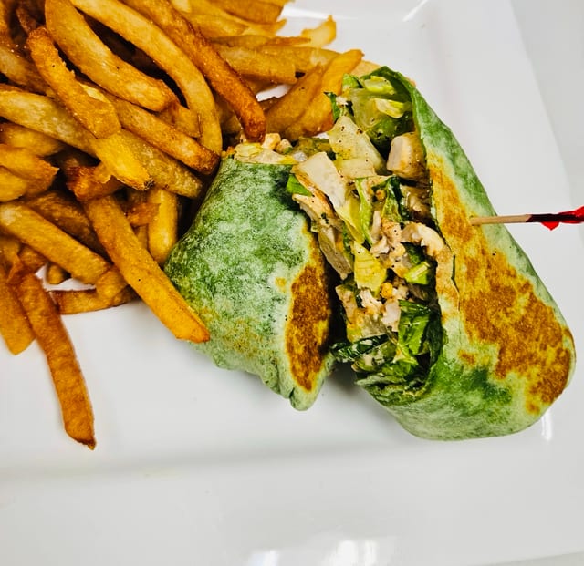 Blackened Chicken Wrap.