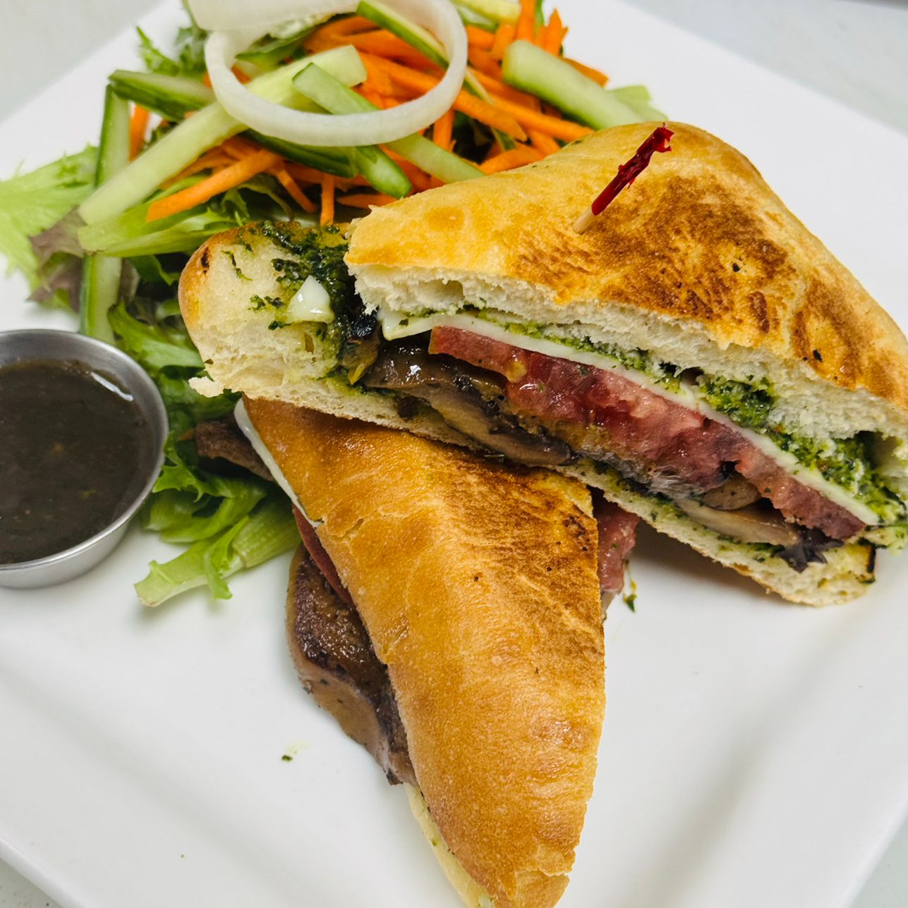 Grilled Vegetable Panini.