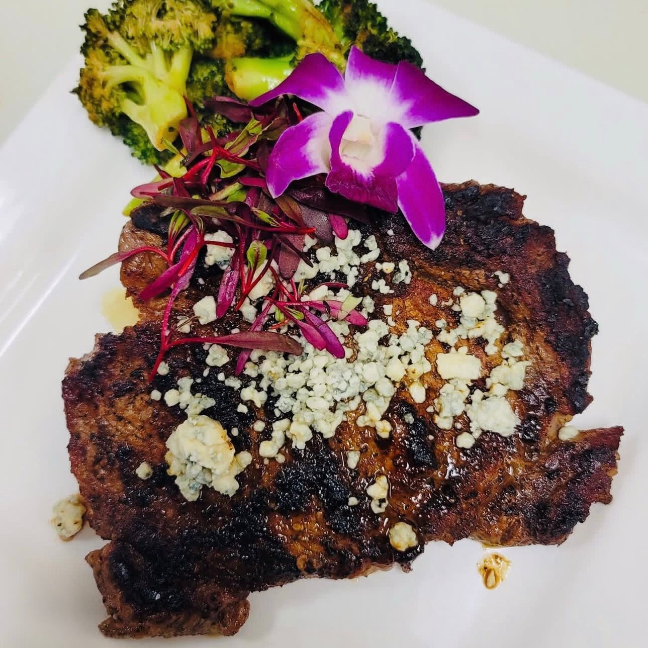 Black & Bleu Ribeye.