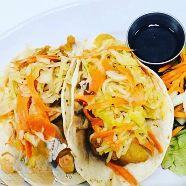 Tempura Fish Tacos.