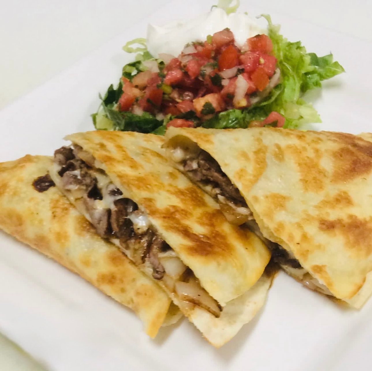 Quesadillas.