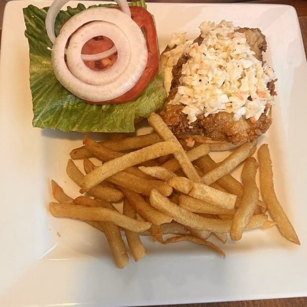 Fried Grouper Sandwich.